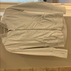 Grey lululemon hoodie size 6